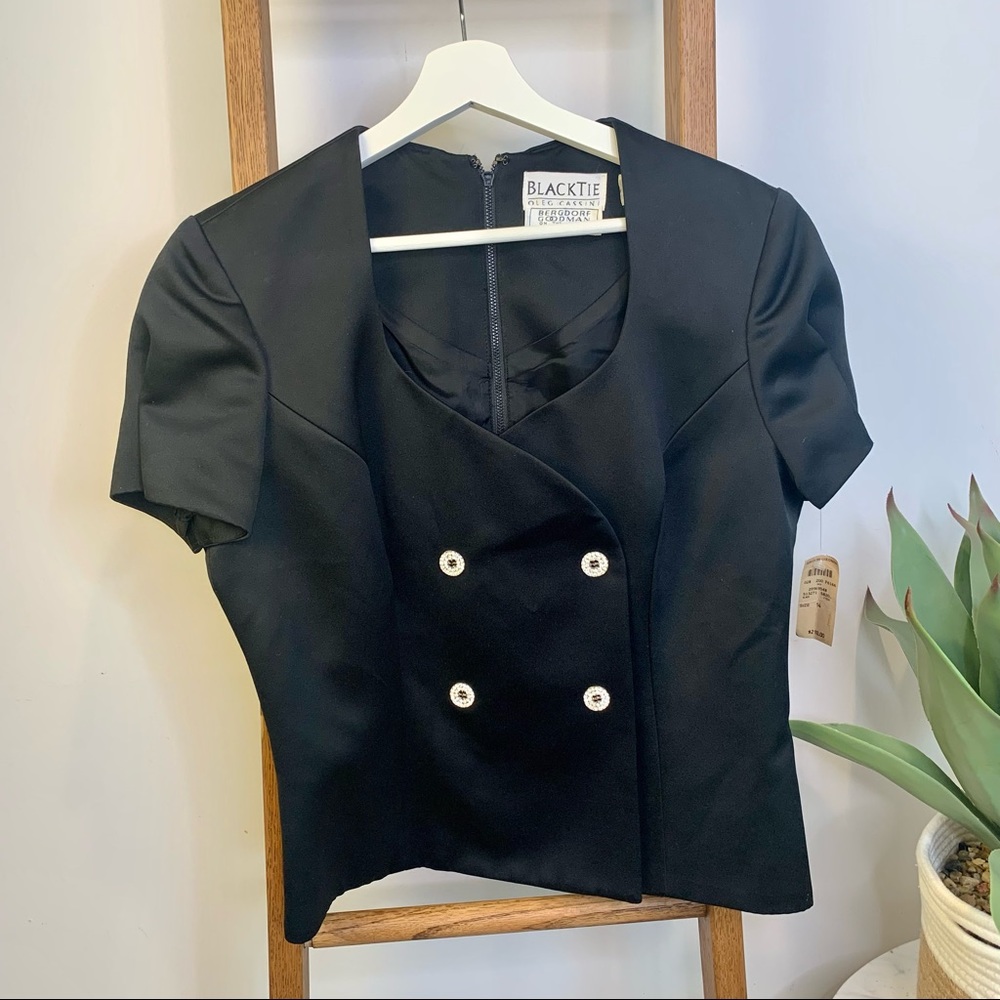 Vintage Bergdoff Goodman Blouse, Size 14